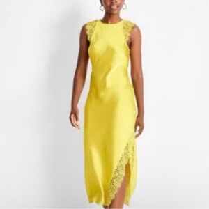 Yellow Lace Kids Dress